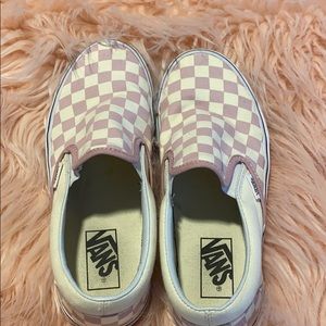 Checkered Pink Vans